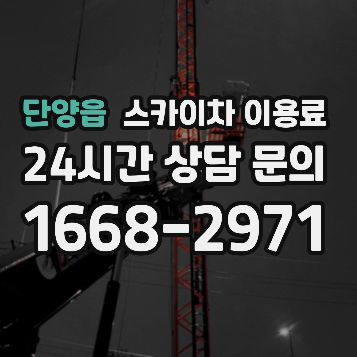 단양읍 스카이차 이용료