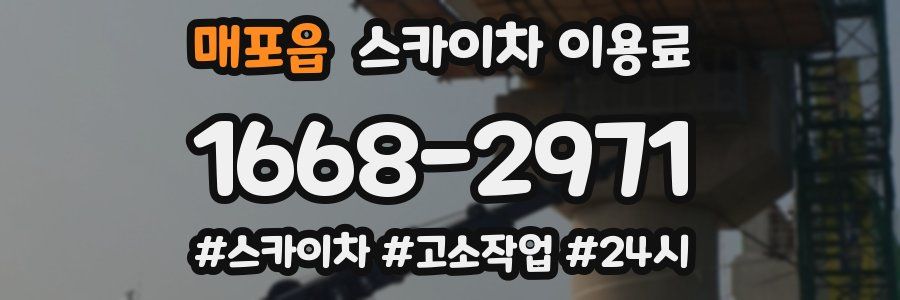 매포읍 스카이차 이용료
