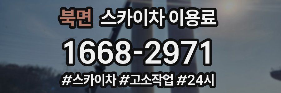 북면 스카이차 이용료