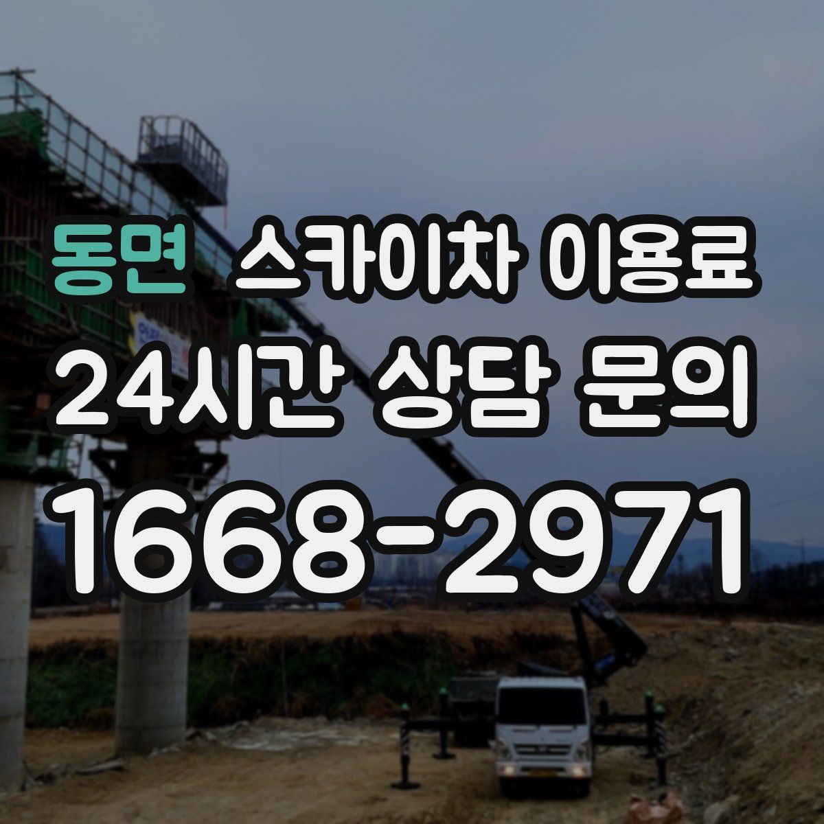 동면 스카이차 이용료