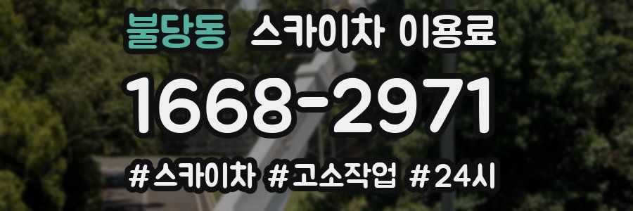 불당동 스카이차 이용료