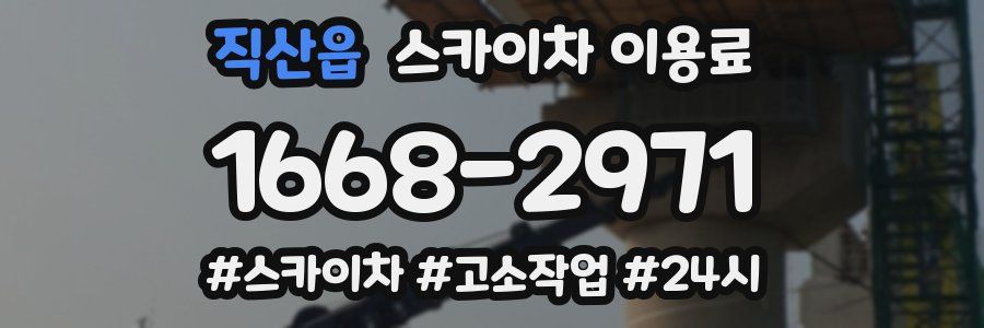 직산읍 스카이차 이용료