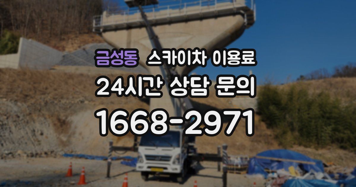 금성동 스카이차 이용료