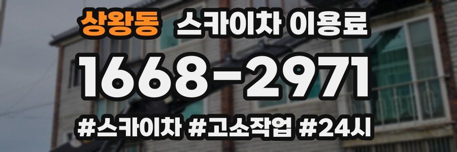 상왕동 스카이차 이용료
