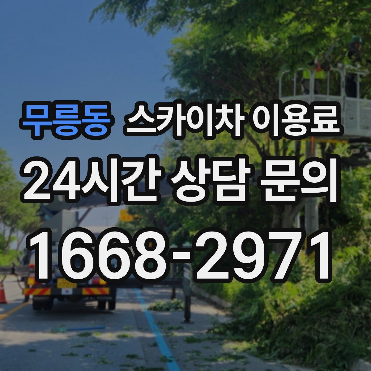 무릉동 스카이차 이용료