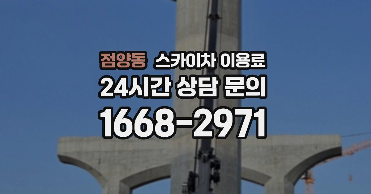 점양동 스카이차 이용료