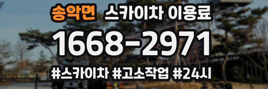 송악면 스카이차 이용료