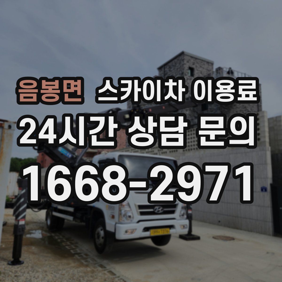 음봉면 스카이차 이용료