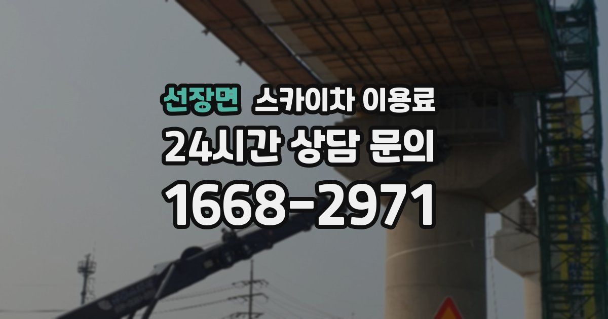 선장면 스카이차 이용료
