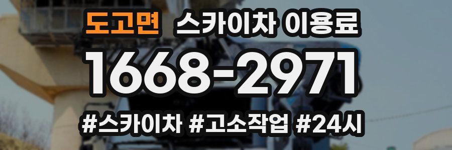도고면 스카이차 이용료