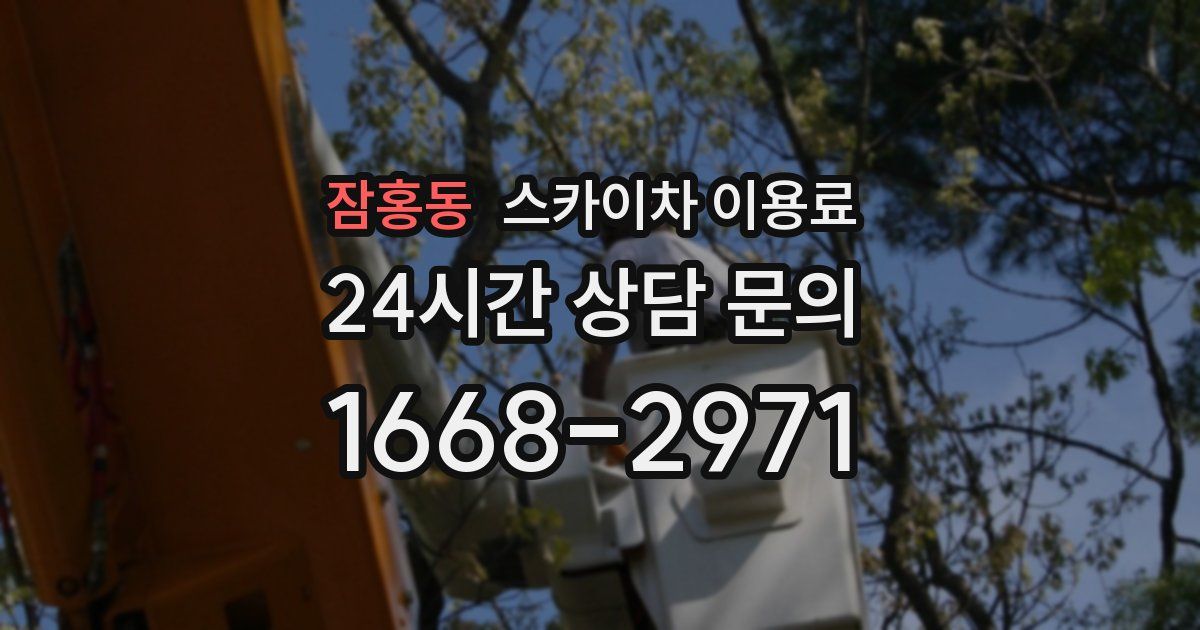 잠홍동 스카이차 이용료