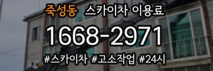 죽성동 스카이차 이용료