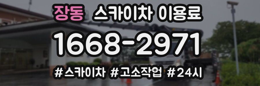 장동 스카이차 이용료