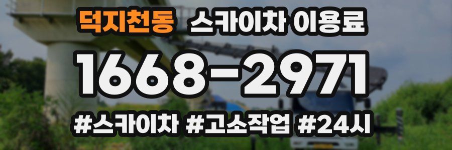 덕지천동 스카이차 이용료