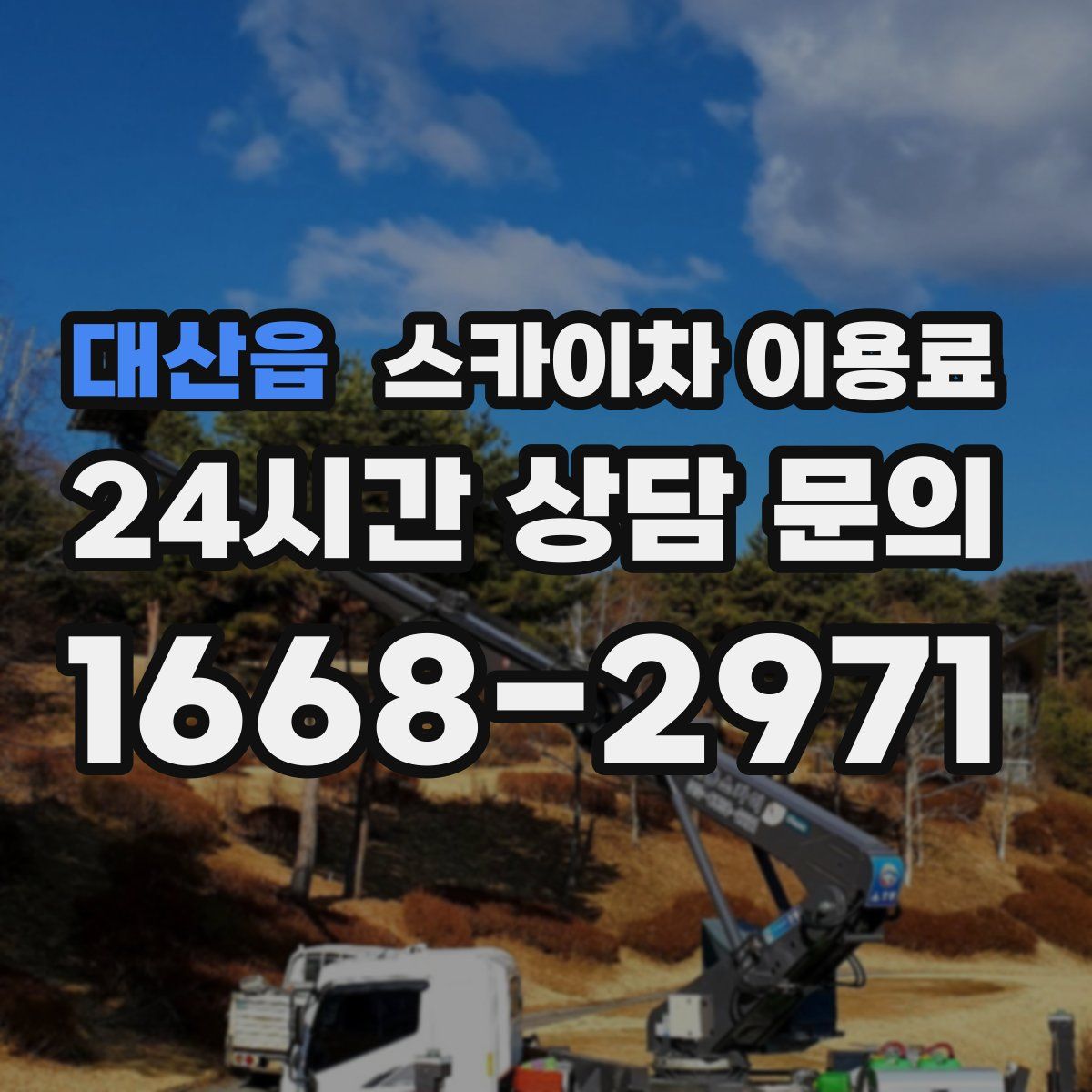대산읍 스카이차 이용료