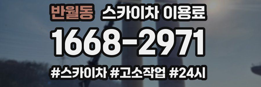 반월동 스카이차 이용료
