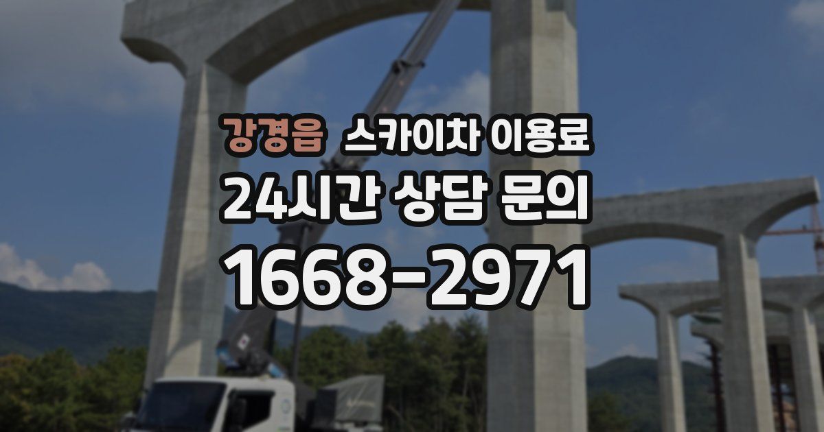 강경읍 스카이차 이용료