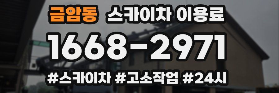 금암동 스카이차 이용료