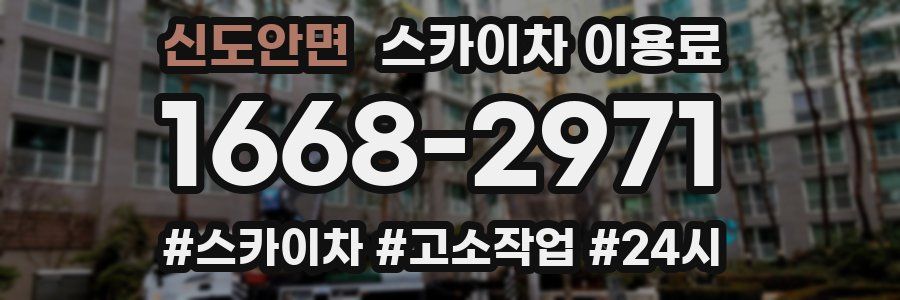 신도안면 스카이차 이용료