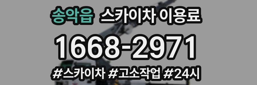 송악읍 스카이차 이용료