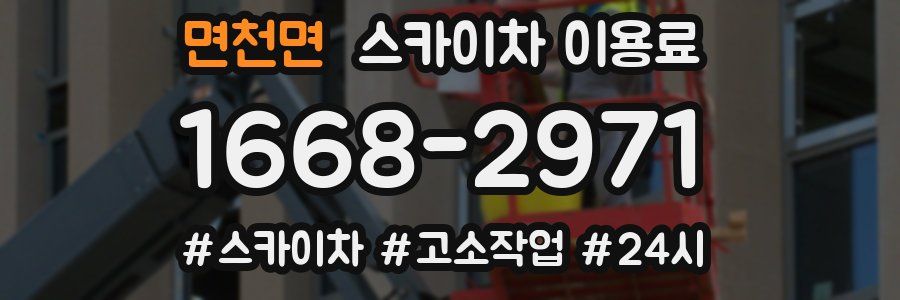 면천면 스카이차 이용료