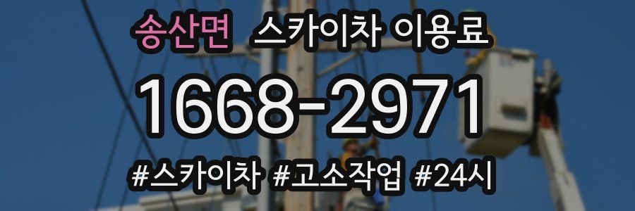 송산면 스카이차 이용료