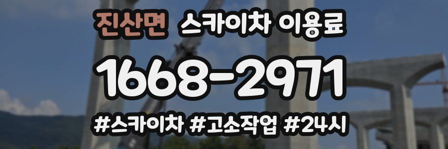 진산면 스카이차 이용료