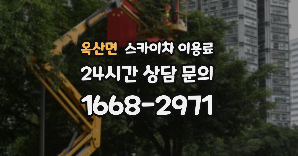 옥산면 스카이차 이용료