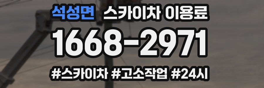 석성면 스카이차 이용료