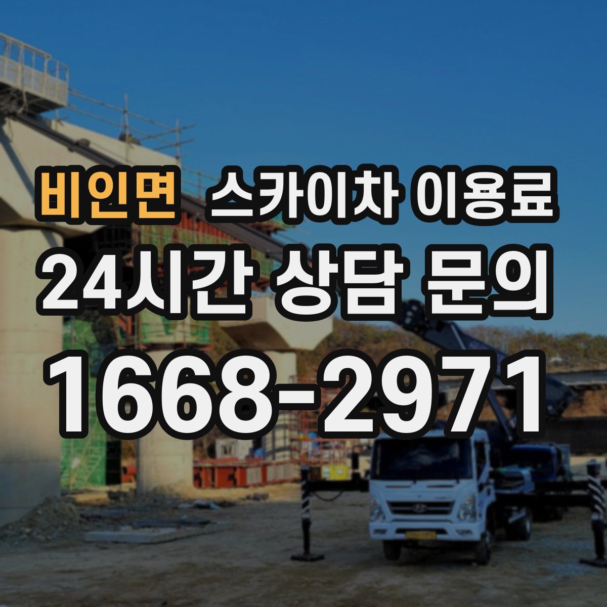 비인면 스카이차 이용료