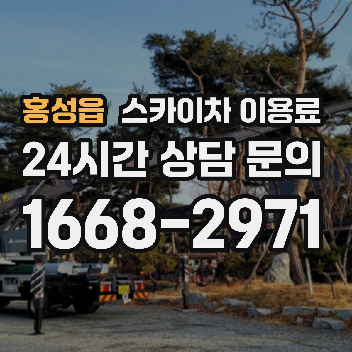 홍성읍 스카이차 이용료
