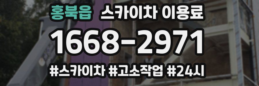 홍북읍 스카이차 이용료