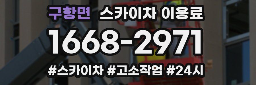 구항면 스카이차 이용료