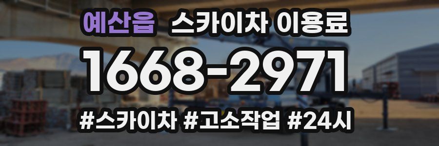 예산읍 스카이차 이용료