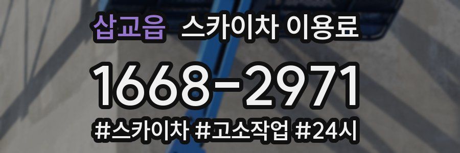 삽교읍 스카이차 이용료