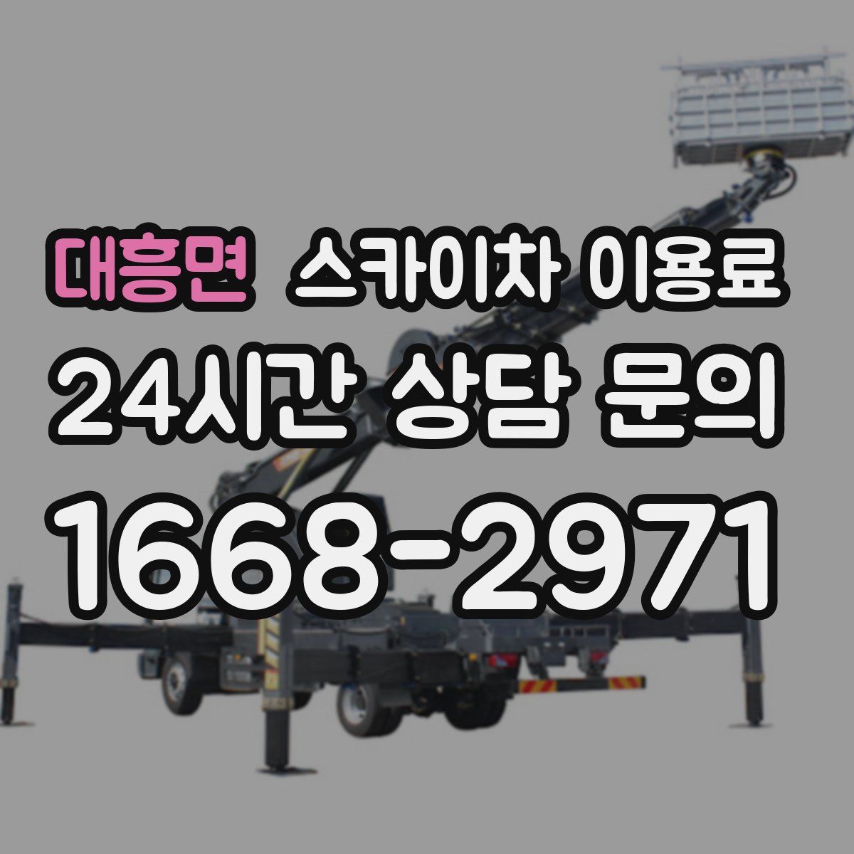 대흥면 스카이차 이용료