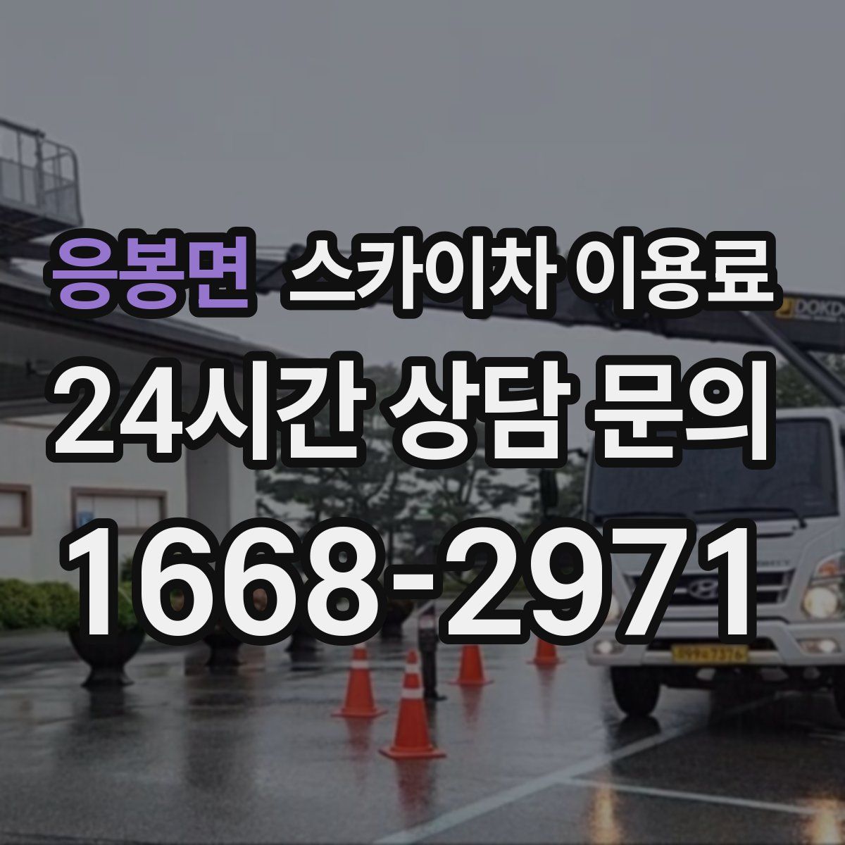 응봉면 스카이차 이용료