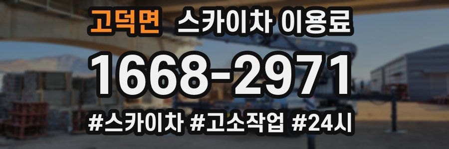고덕면 스카이차 이용료