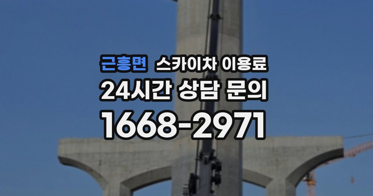 근흥면 스카이차 이용료
