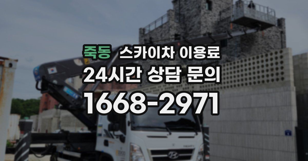 죽동 스카이차 이용료