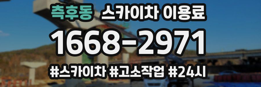 측후동 스카이차 이용료