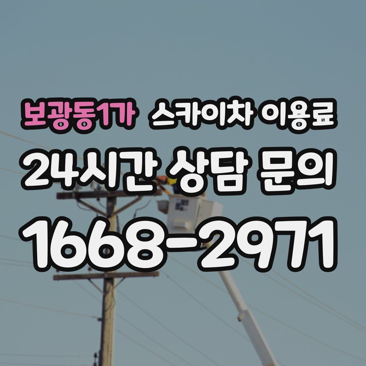 보광동1가 스카이차 이용료 확인 시 자주 헷갈리는 부분