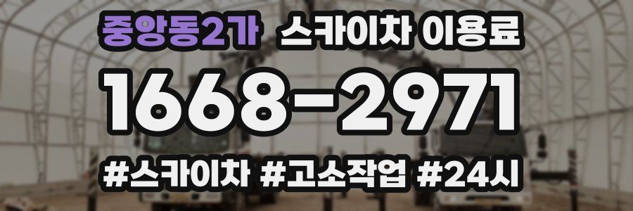 중앙동2가 스카이차 이용료