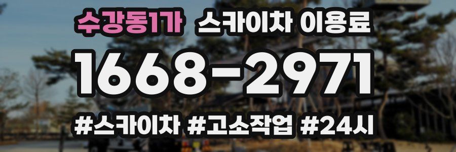 수강동1가 스카이차 이용료