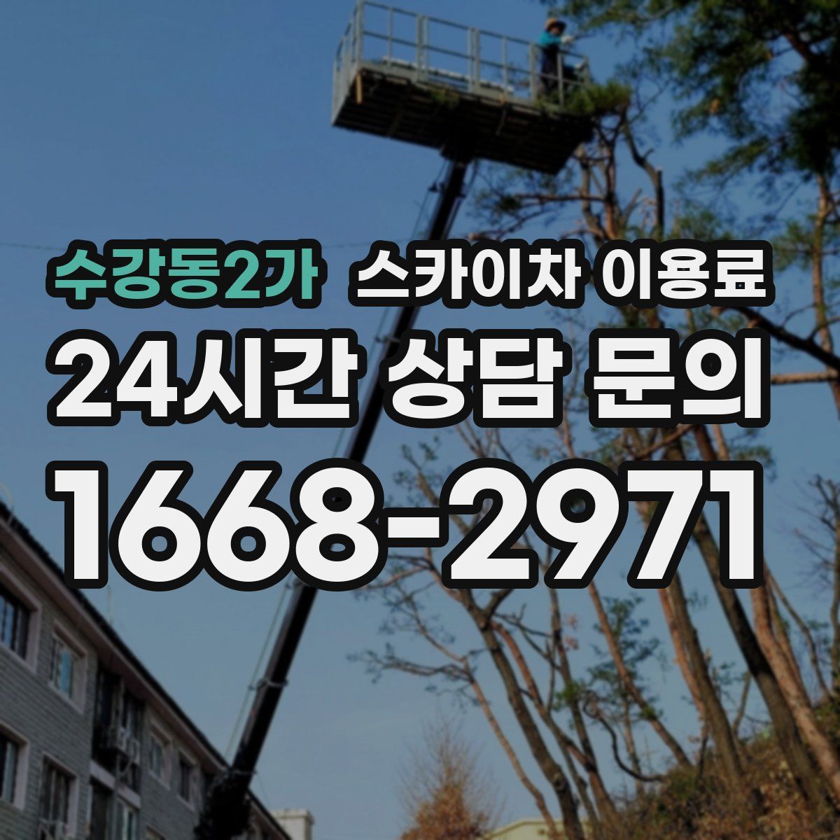 수강동2가 스카이차 이용료