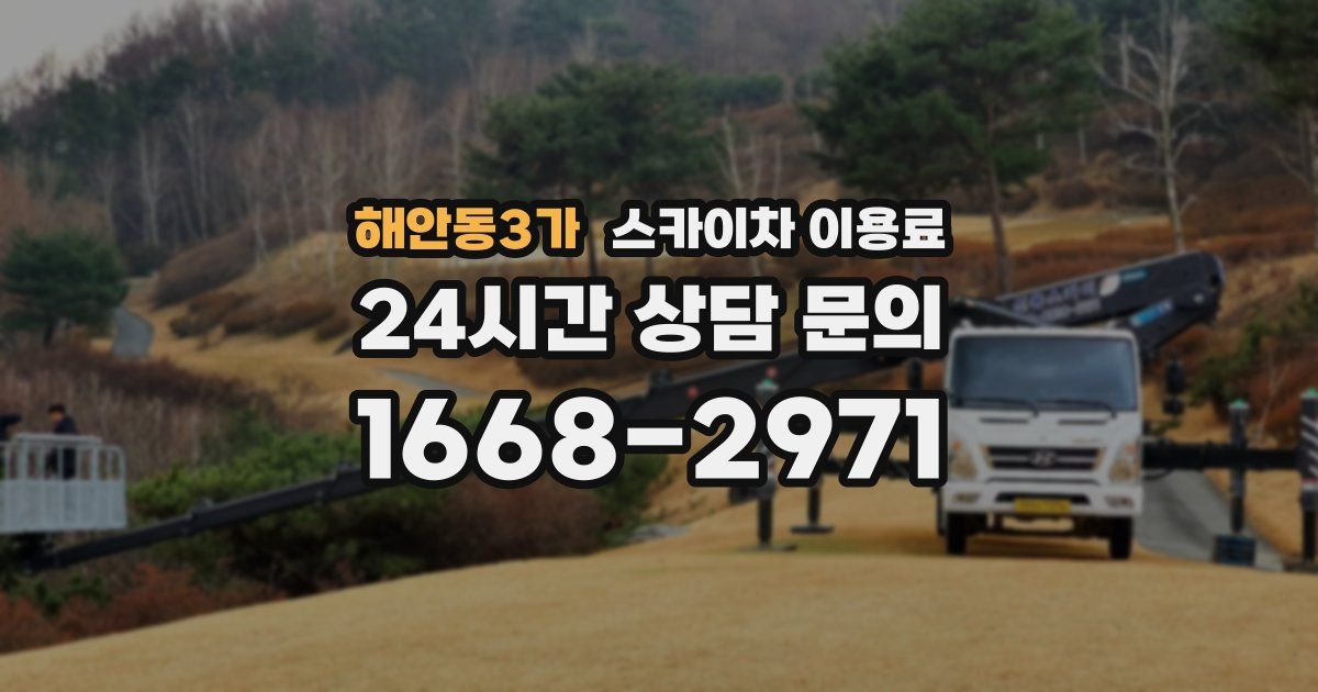 해안동3가 스카이차 이용료