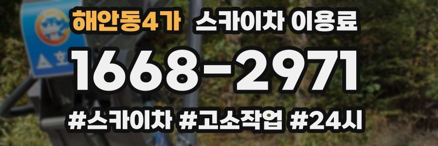 해안동4가 스카이차 이용료