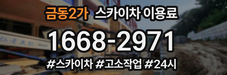 금동2가 스카이차 이용료