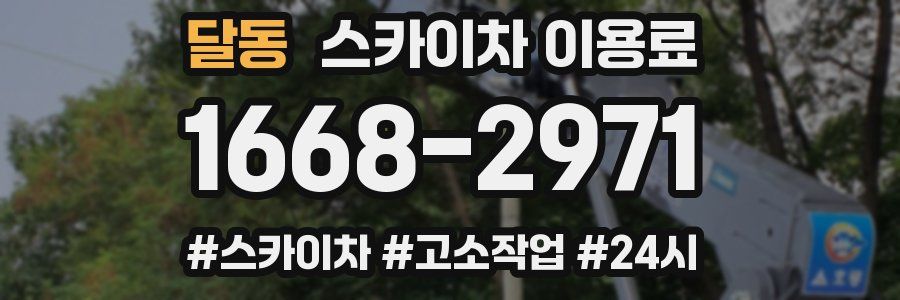달동 스카이차 이용료