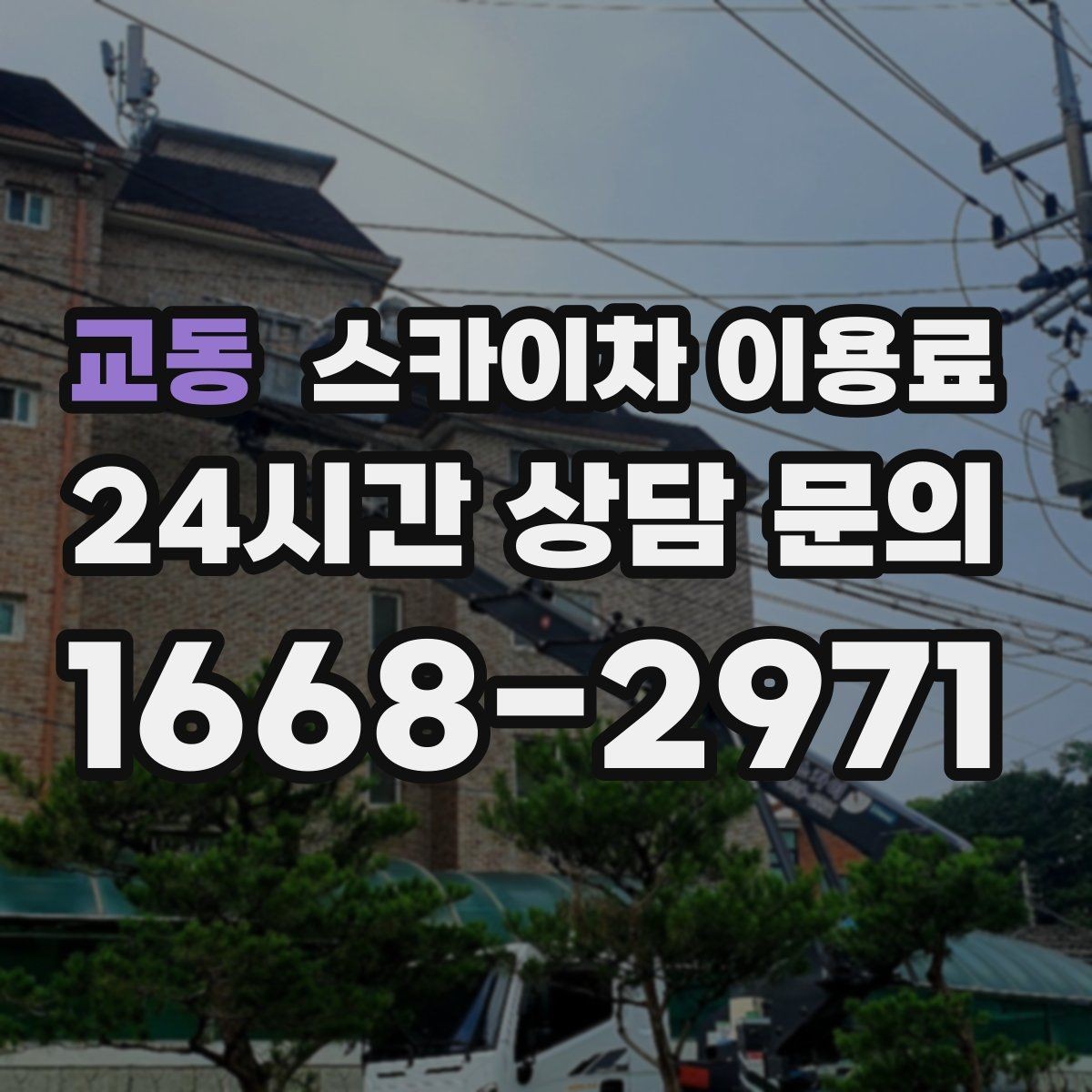 교동 스카이차 이용료 문의가 잦은 계절과 그 이유